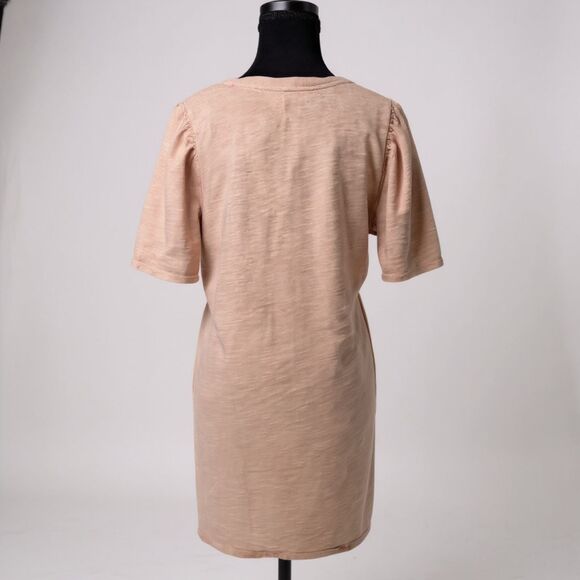 Nation LTD Mallory Flutter Sleeve Dress Small 100% Cotton Boho Chic Casual - Picture 4 of 7